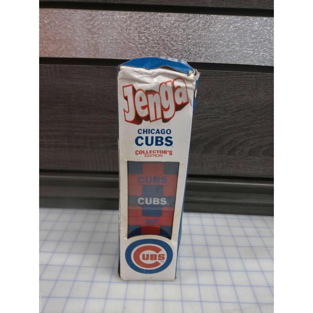 Tabletop Jenga MLB Chicago Cubs Collector's Edition Baseball Game